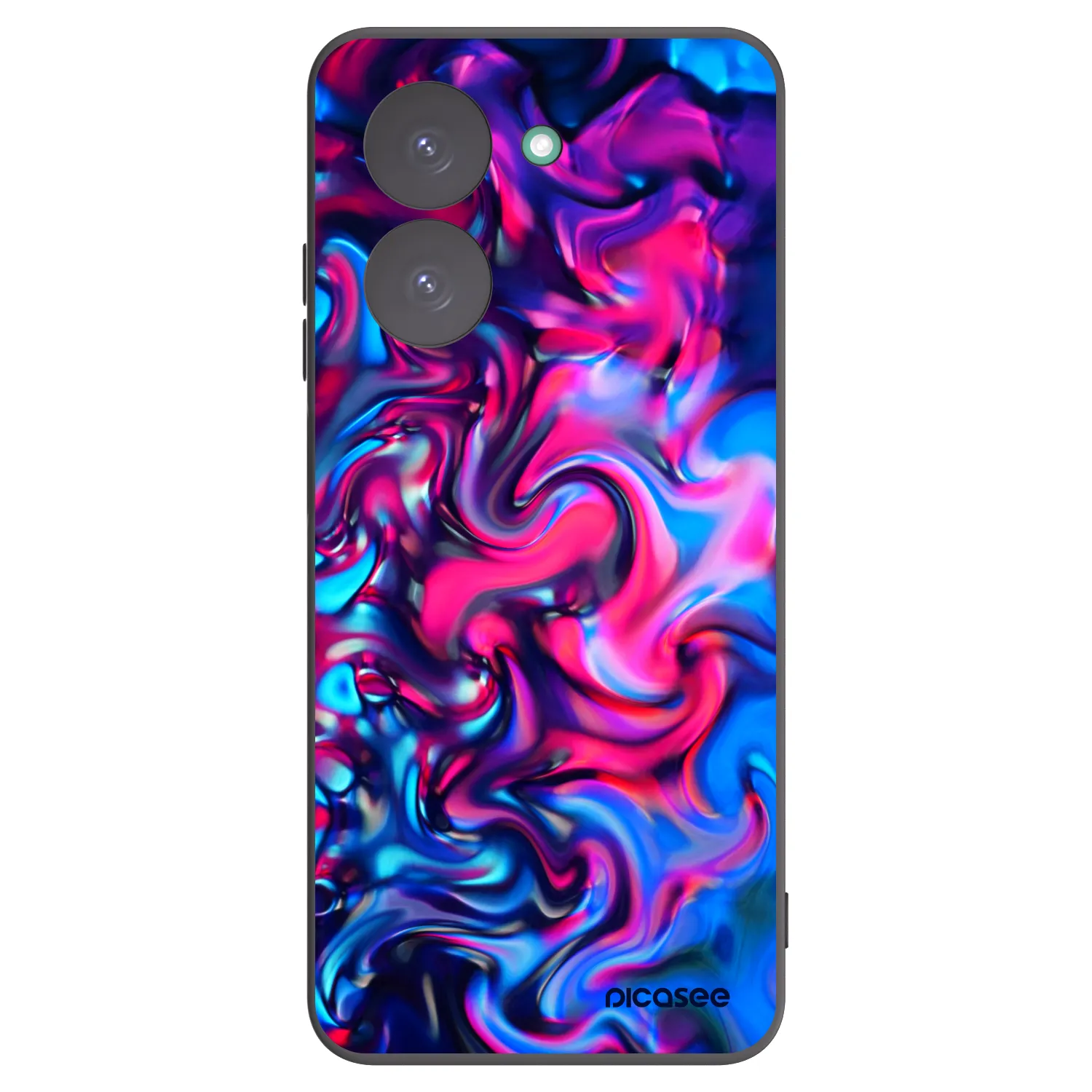 Picasee crna silikonska maskica za Xiaomi Redmi A5 - Redlight