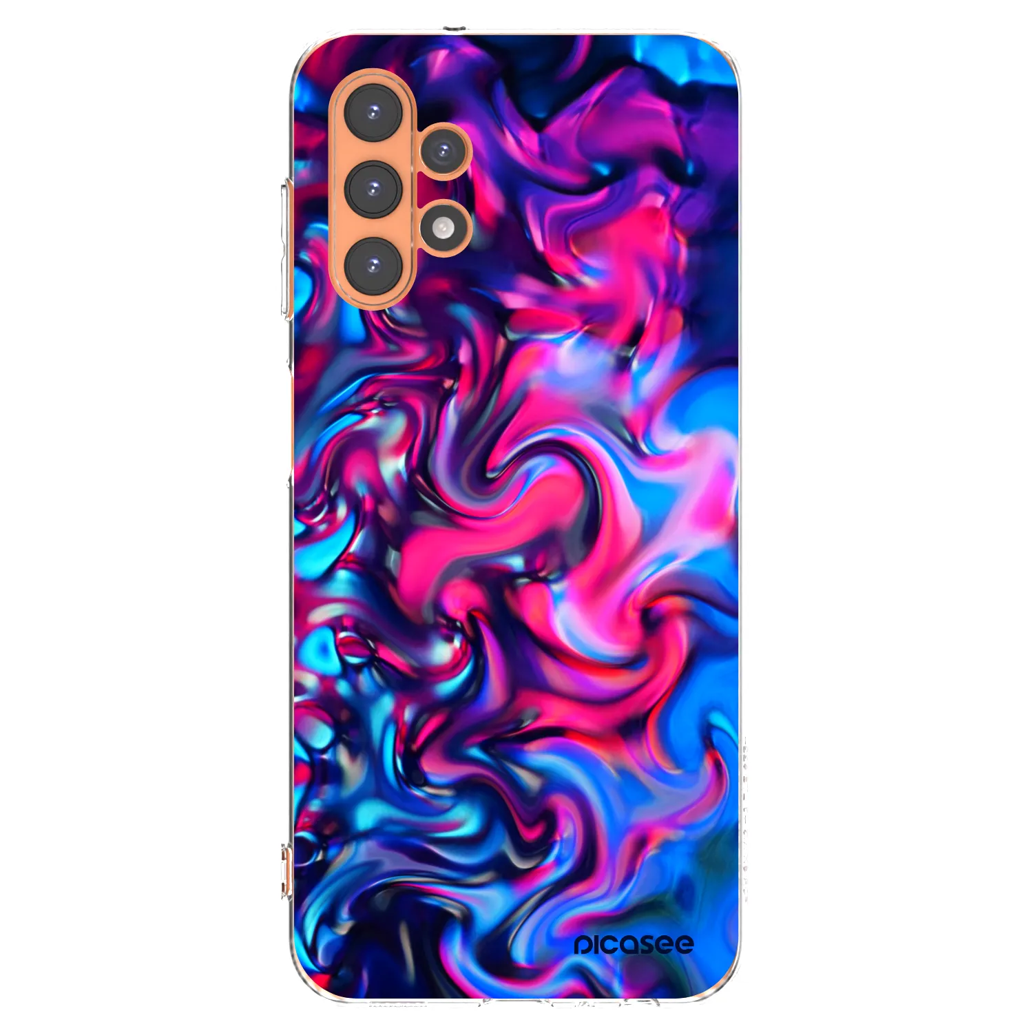 Picasee silikonska prozirna maskica za Samsung Galaxy A13 5G - Redlight