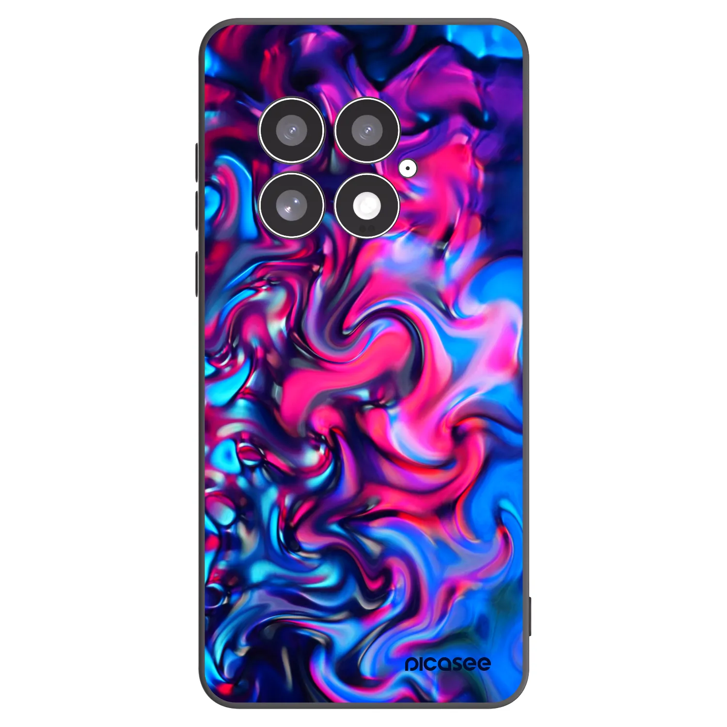 Picasee crna silikonska maskica za OnePlus 13 5G - Redlight