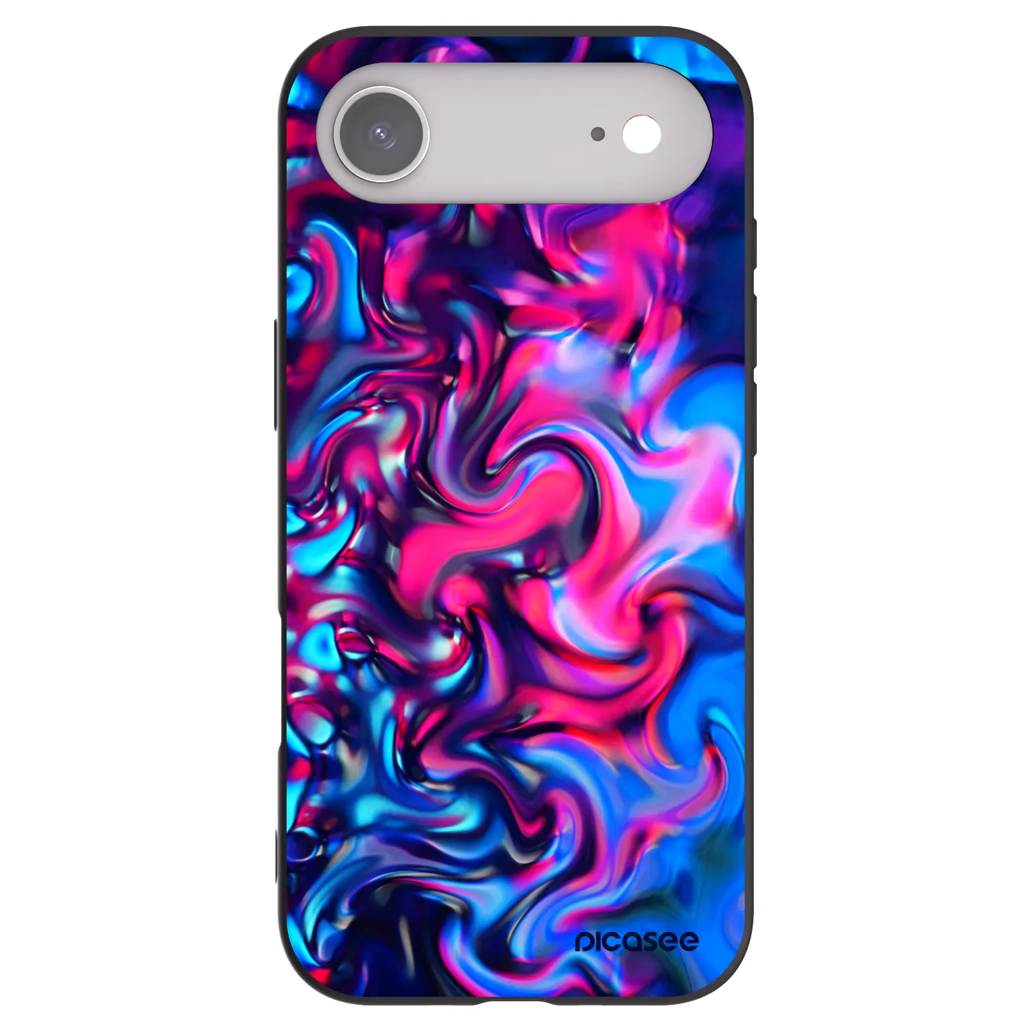 Picasee crna silikonska maskica za Apple iPhone Air - Redlight