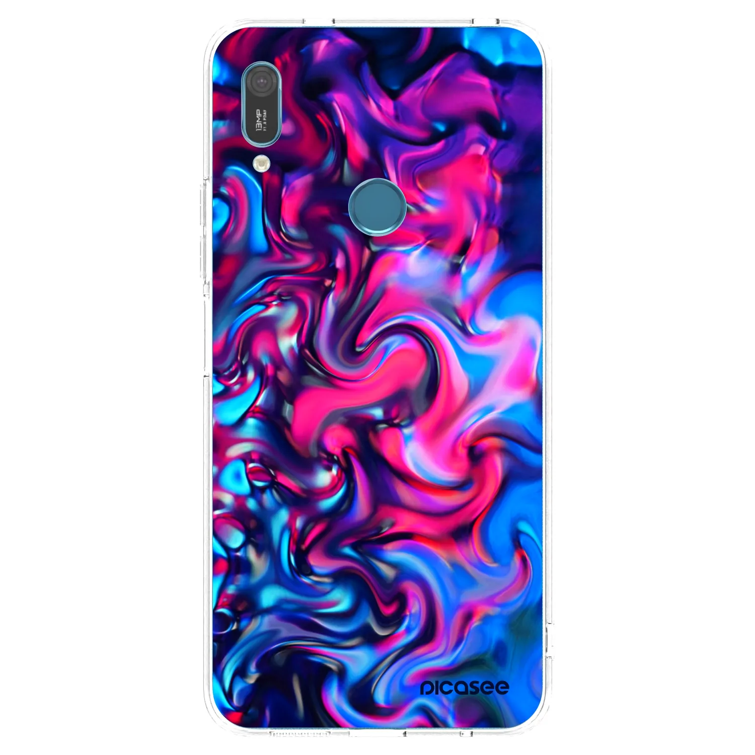 Picasee silikonska prozirna maskica za Huawei Y6 2019 - Redlight