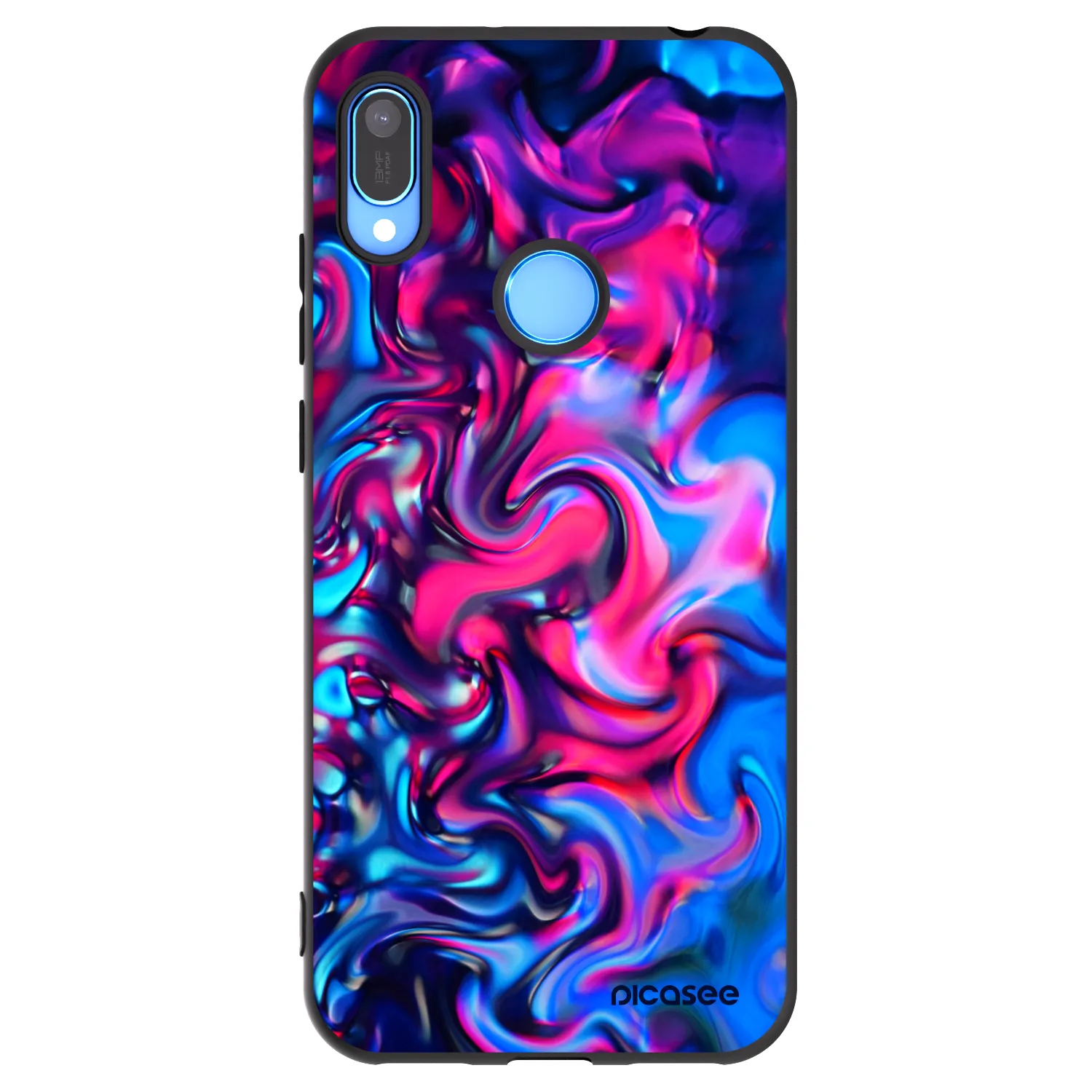 Picasee crna silikonska maskica za Huawei Y6 2019 - Redlight