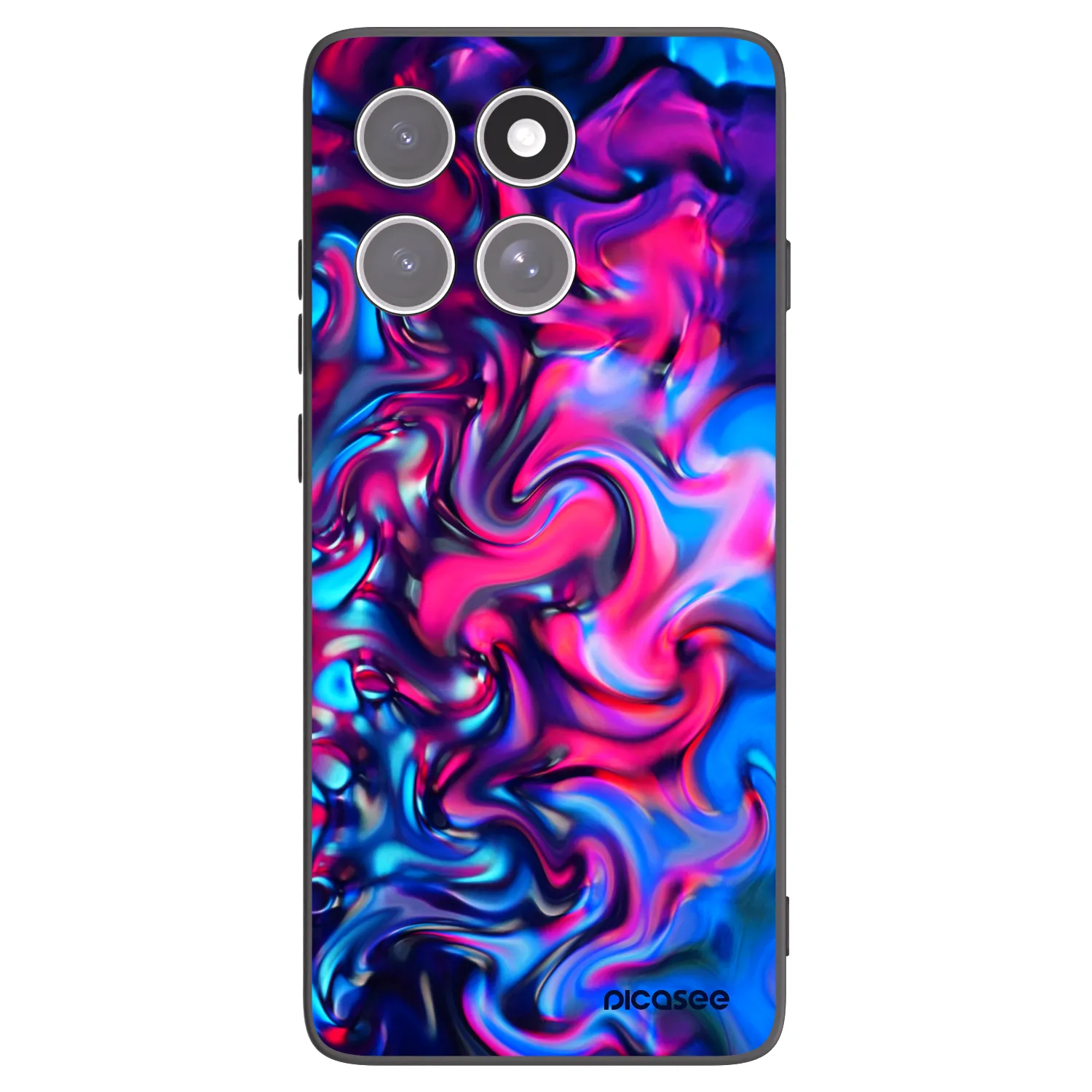 Picasee crna silikonska maskica za Motorola Edge 60 Pro - Redlight