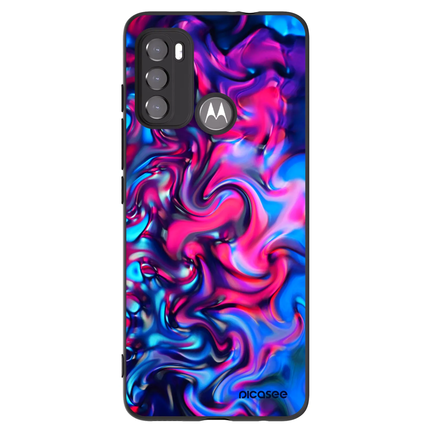 Picasee crna silikonska maskica za Motorola Edge 60 5G - Redlight