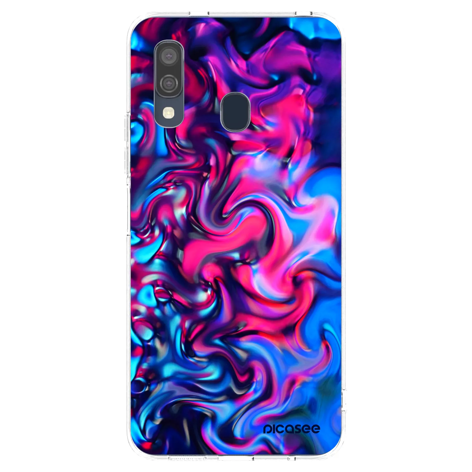 Picasee silikonska prozirna maskica za Samsung Galaxy A40 A405F - Redlight