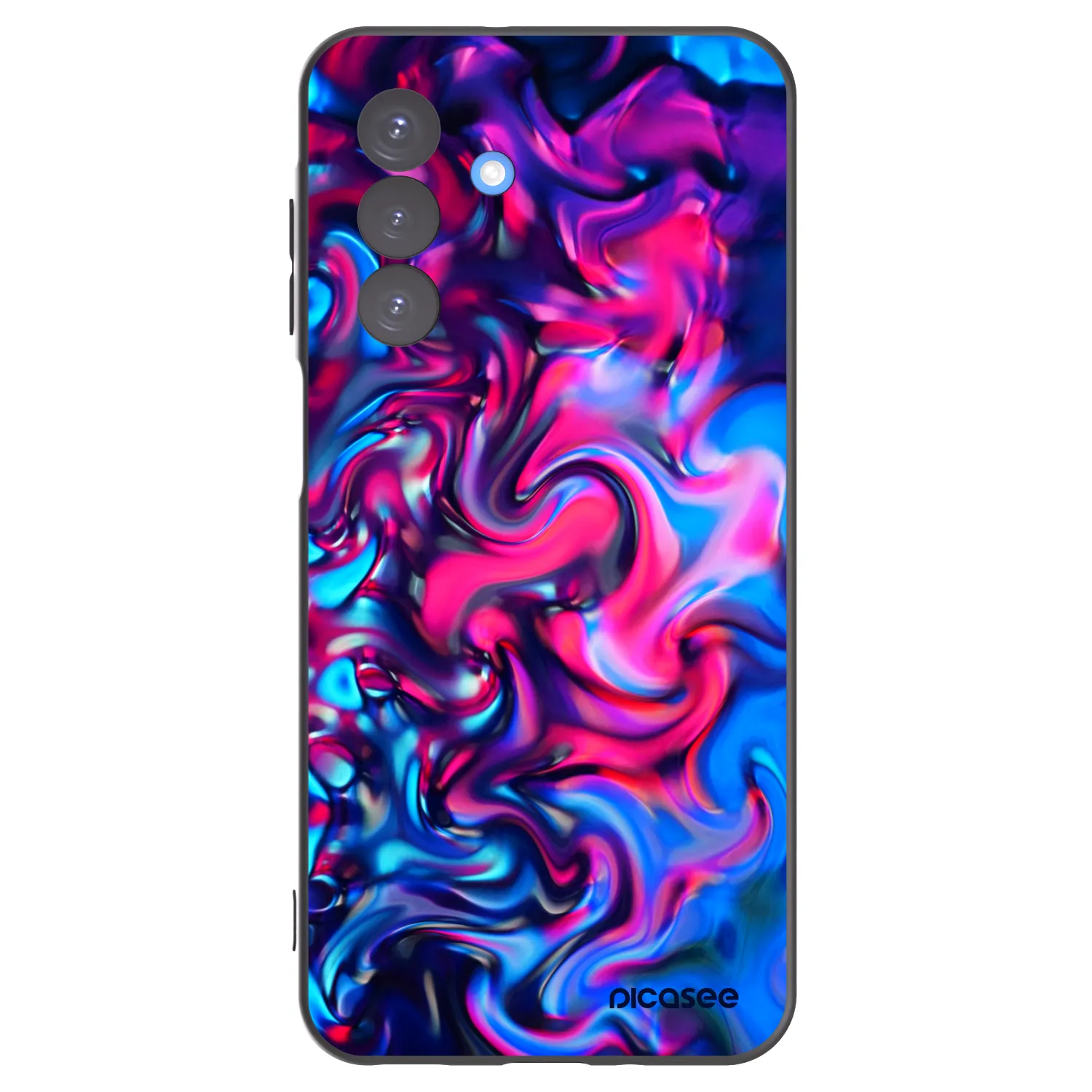 Picasee crna silikonska maskica za Samsung Galaxy A17 5G - Redlight