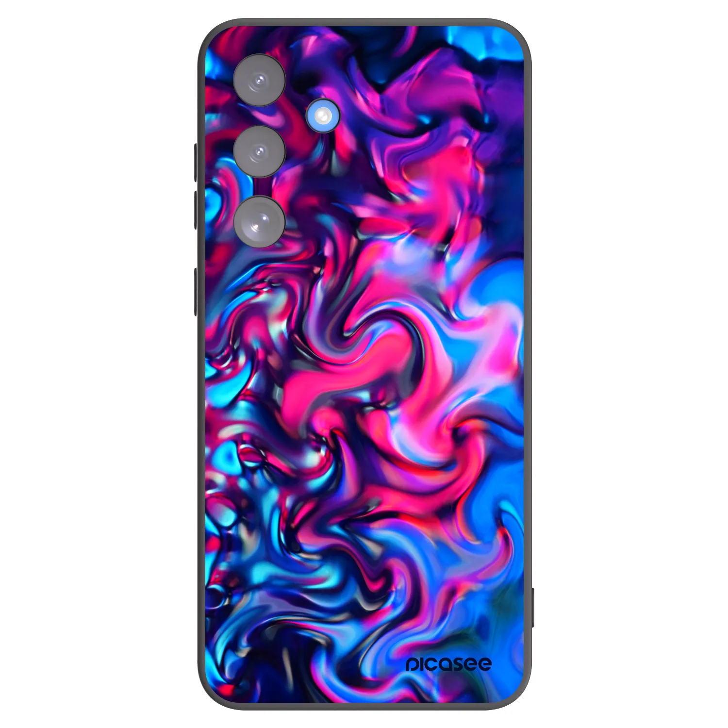 Picasee crna silikonska maskica za Samsung Galaxy S25 FE 5G - Redlight