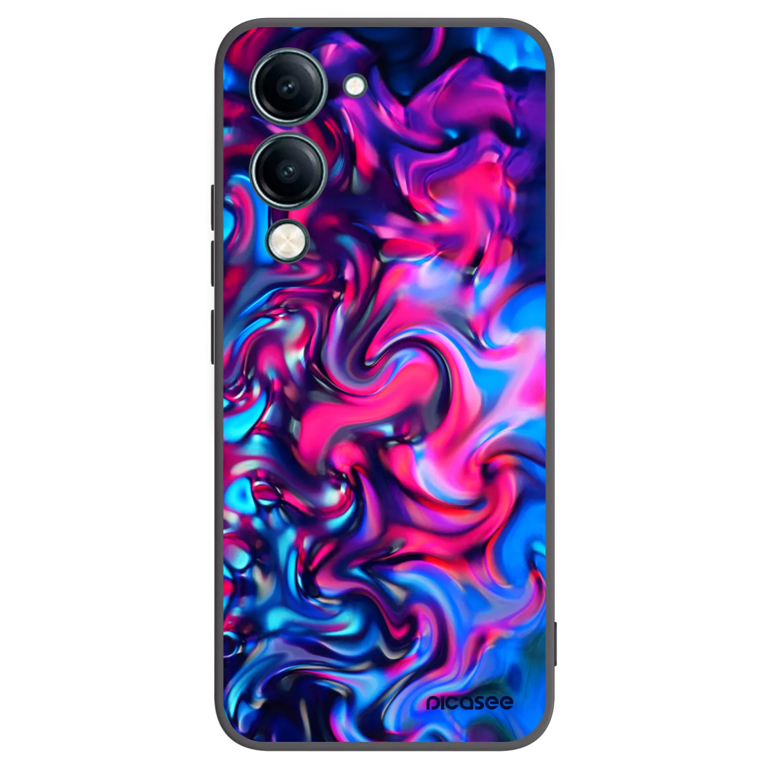 Picasee crna silikonska maskica za Vivo Y29s 5G - Redlight