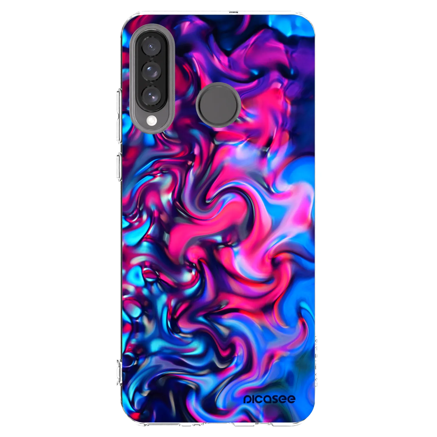 Picasee silikonska prozirna maskica za Huawei P30 Lite - Redlight