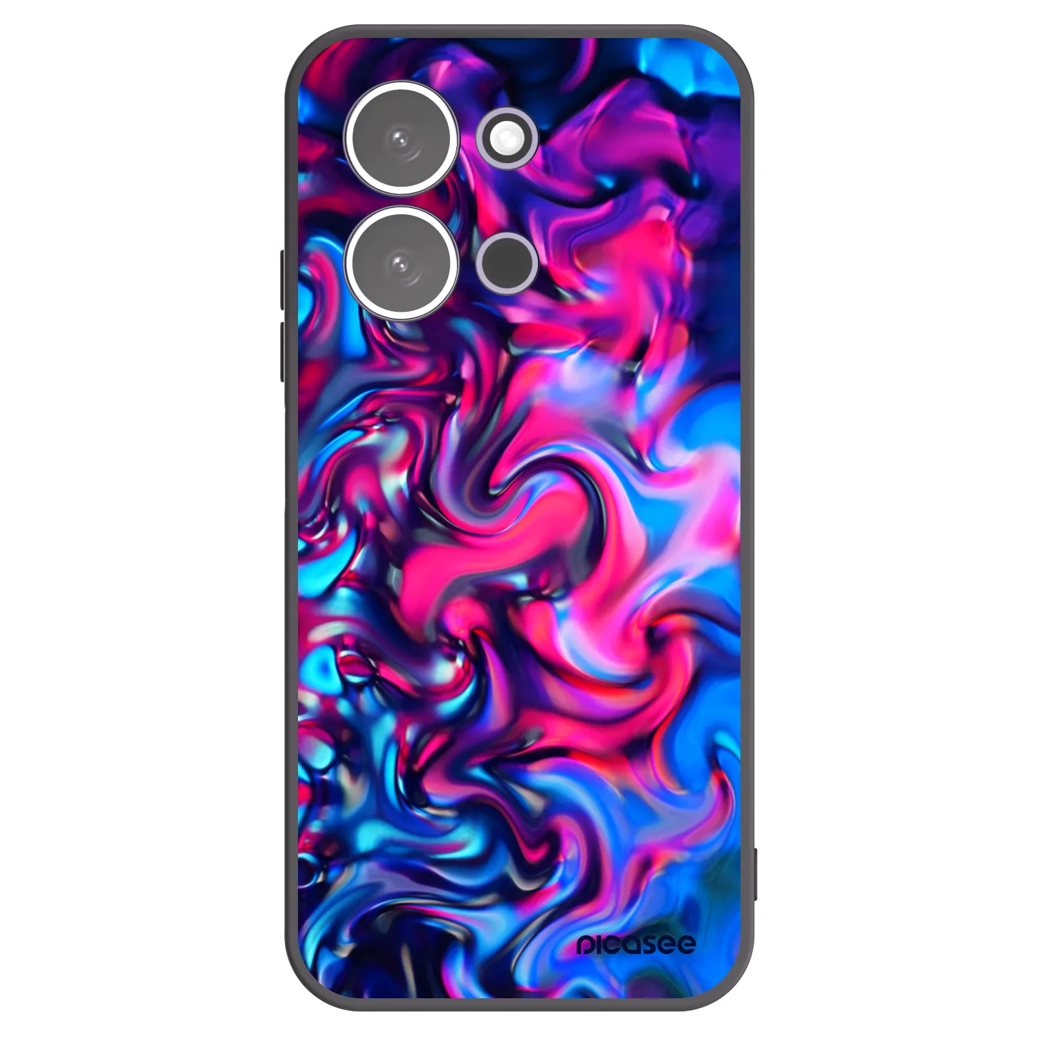 Picasee crna silikonska maskica za Xiaomi Redmi 15C 5G - Redlight