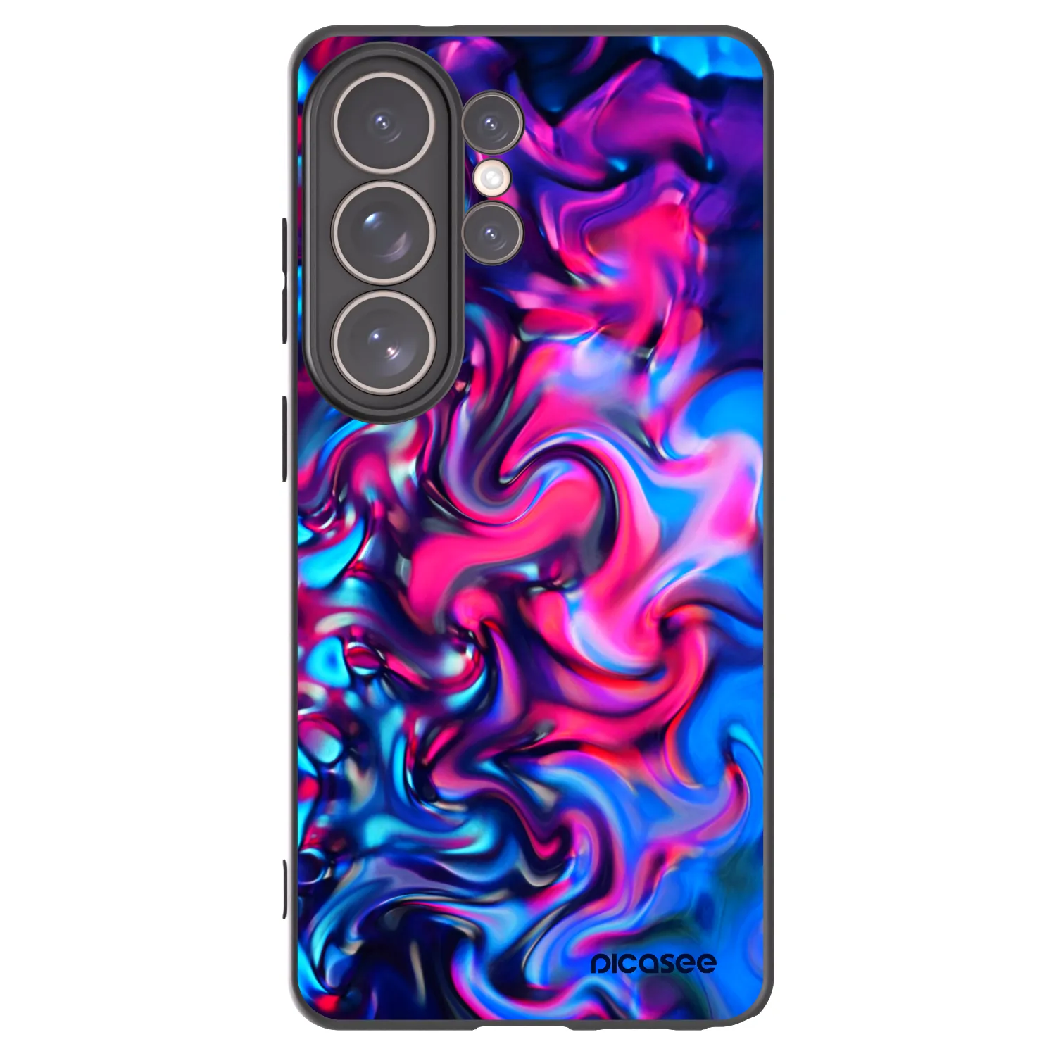 Picasee crna silikonska maskica za Samsung Galaxy S26 Ultra - Redlight