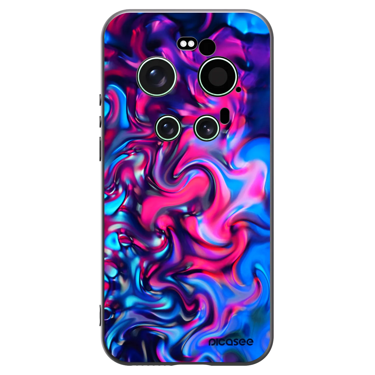 Picasee crna silikonska maskica za Xiaomi 17 Ultra - Redlight