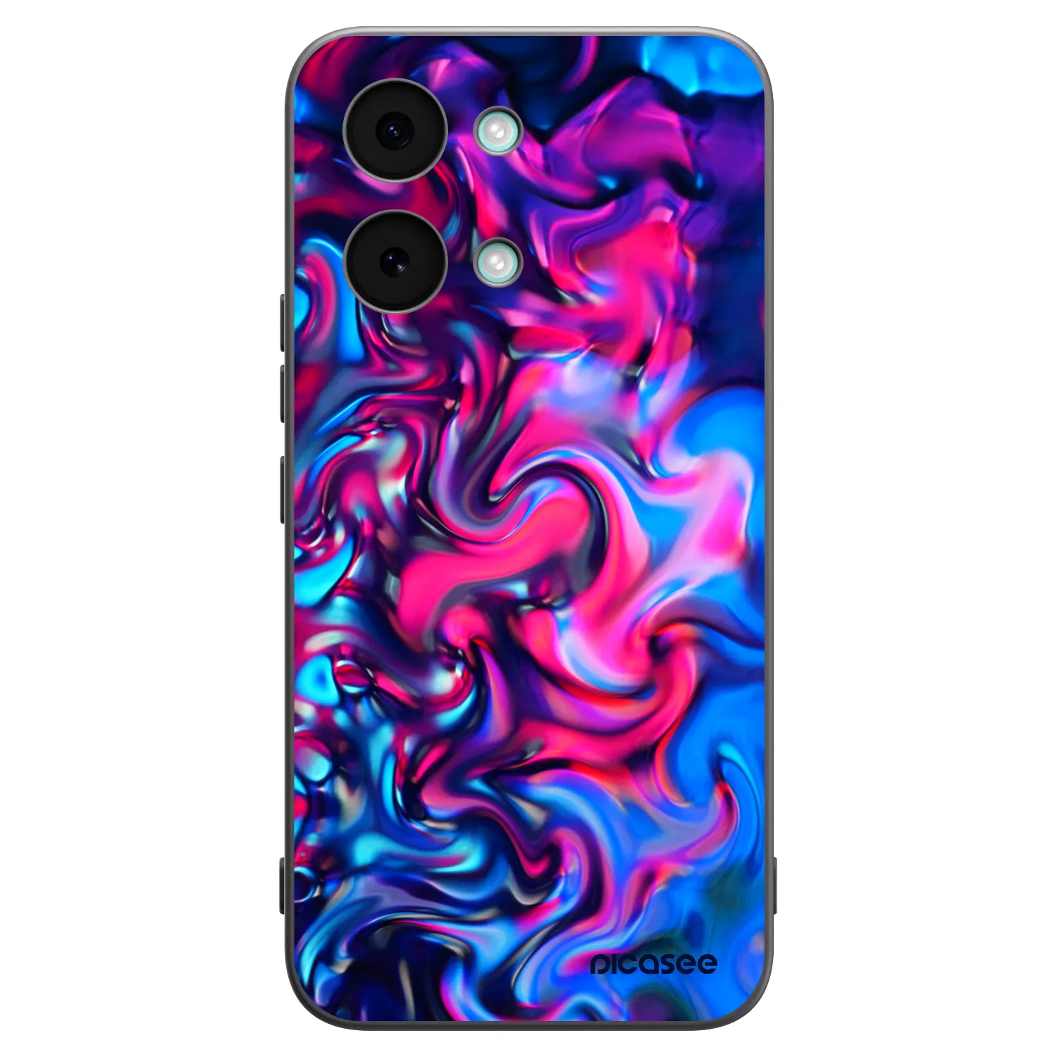 Picasee crna silikonska maskica za Xiaomi Poco X8 Pro Max - Redlight