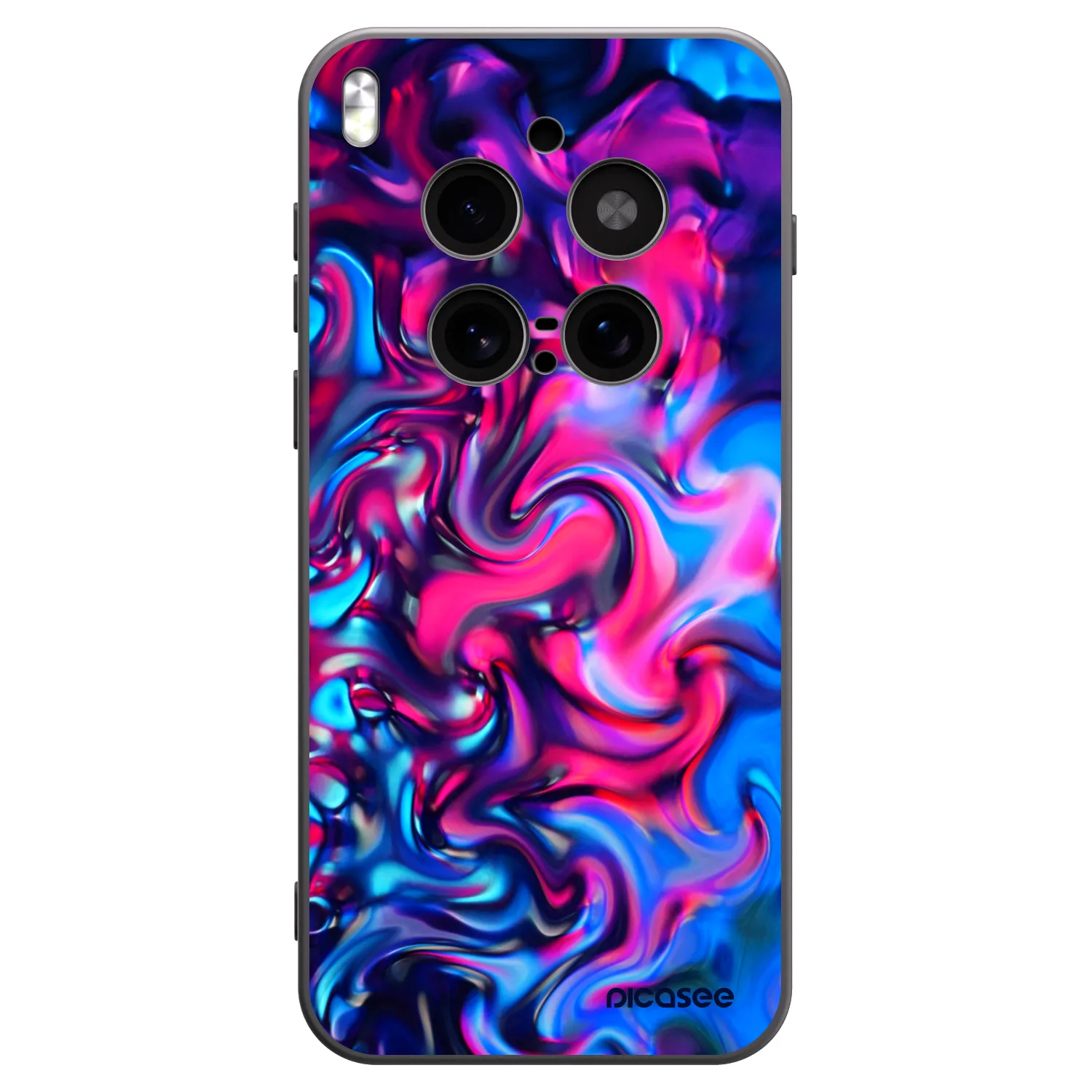 Picasee crna silikonska maskica za Vivo X300 Pro - Redlight