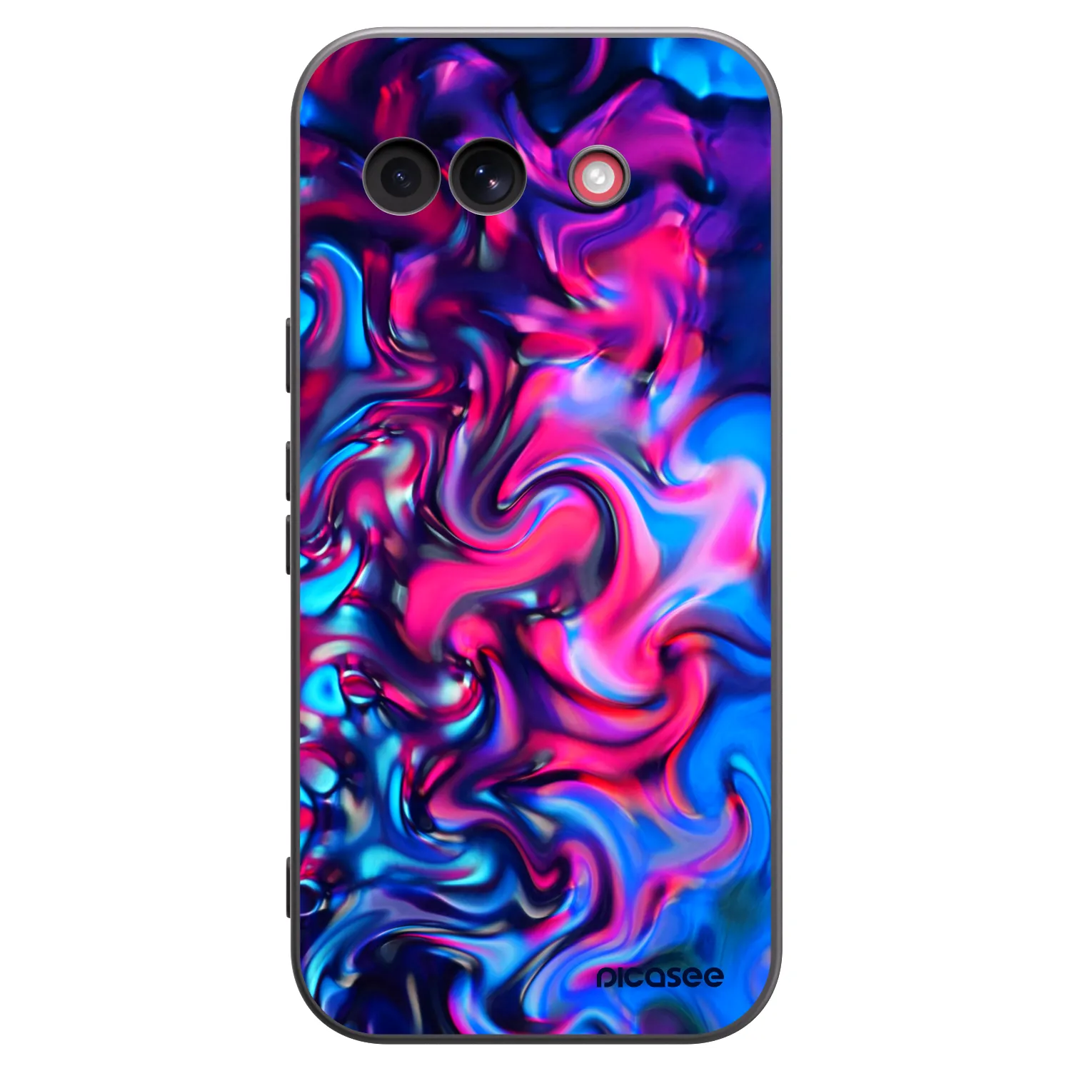 Picasee crna silikonska maskica za Google Pixel 10a - Redlight