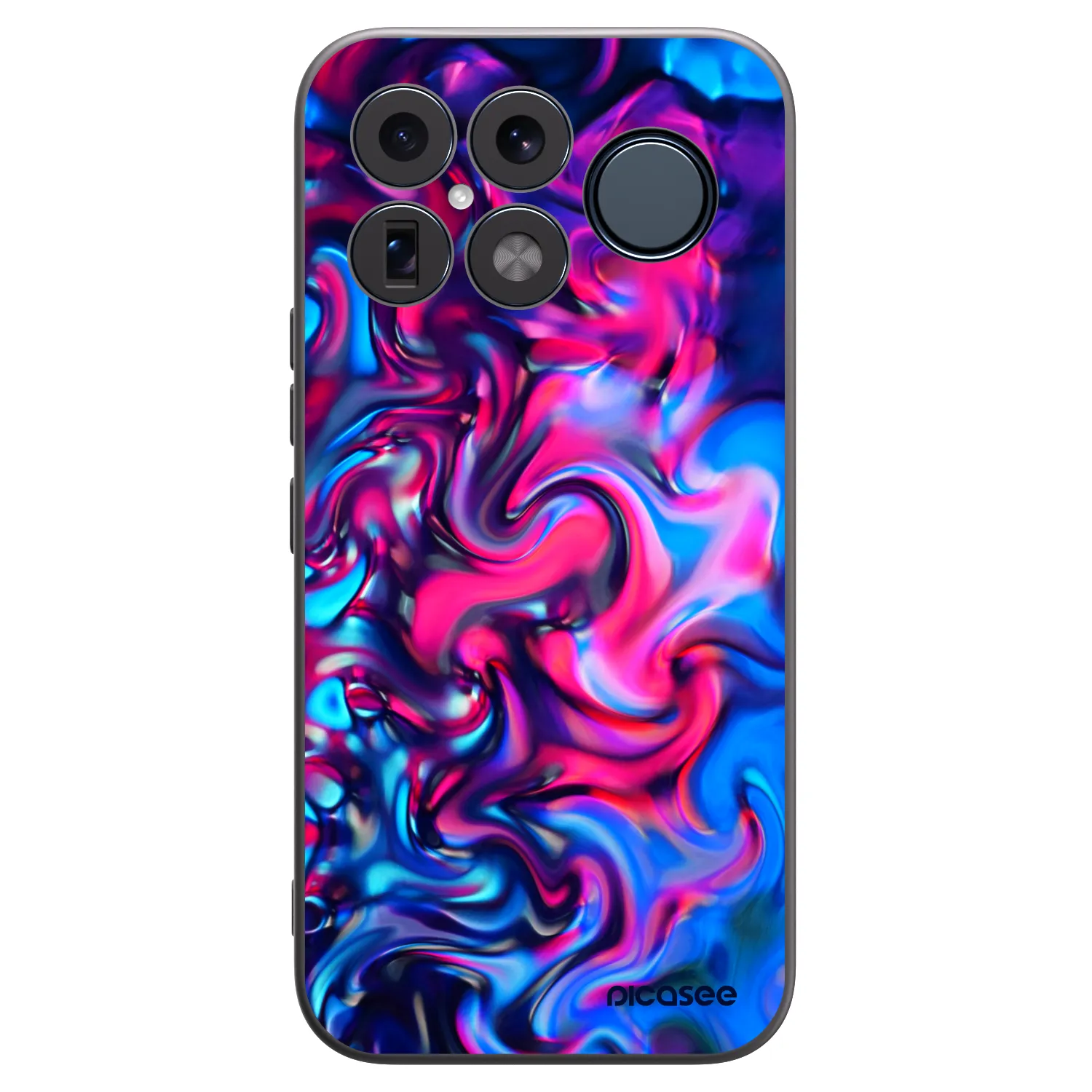 Picasee crna silikonska maskica za Xiaomi Poco F8 Ultra - Redlight