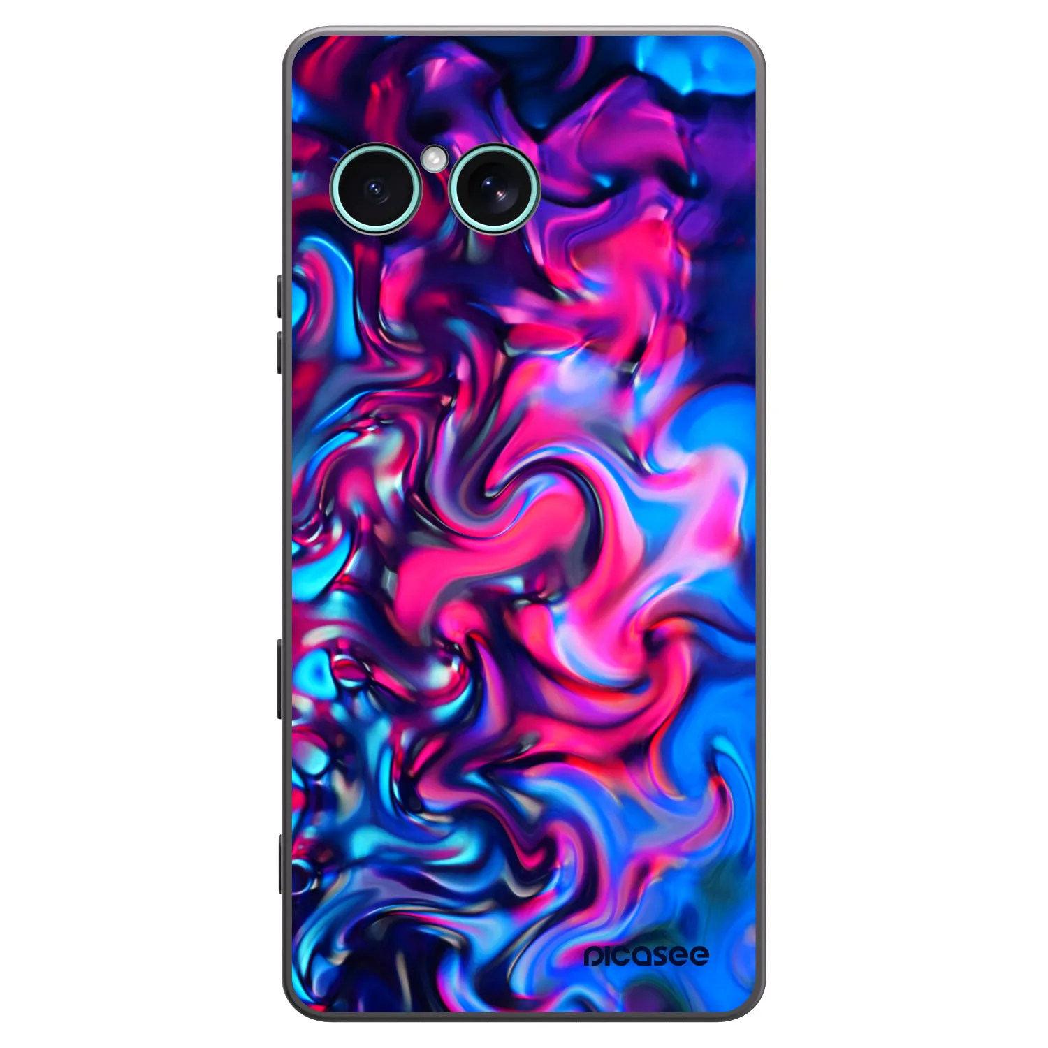 Picasee crna silikonska maskica za Sony Xperia 10 VII - Redlight