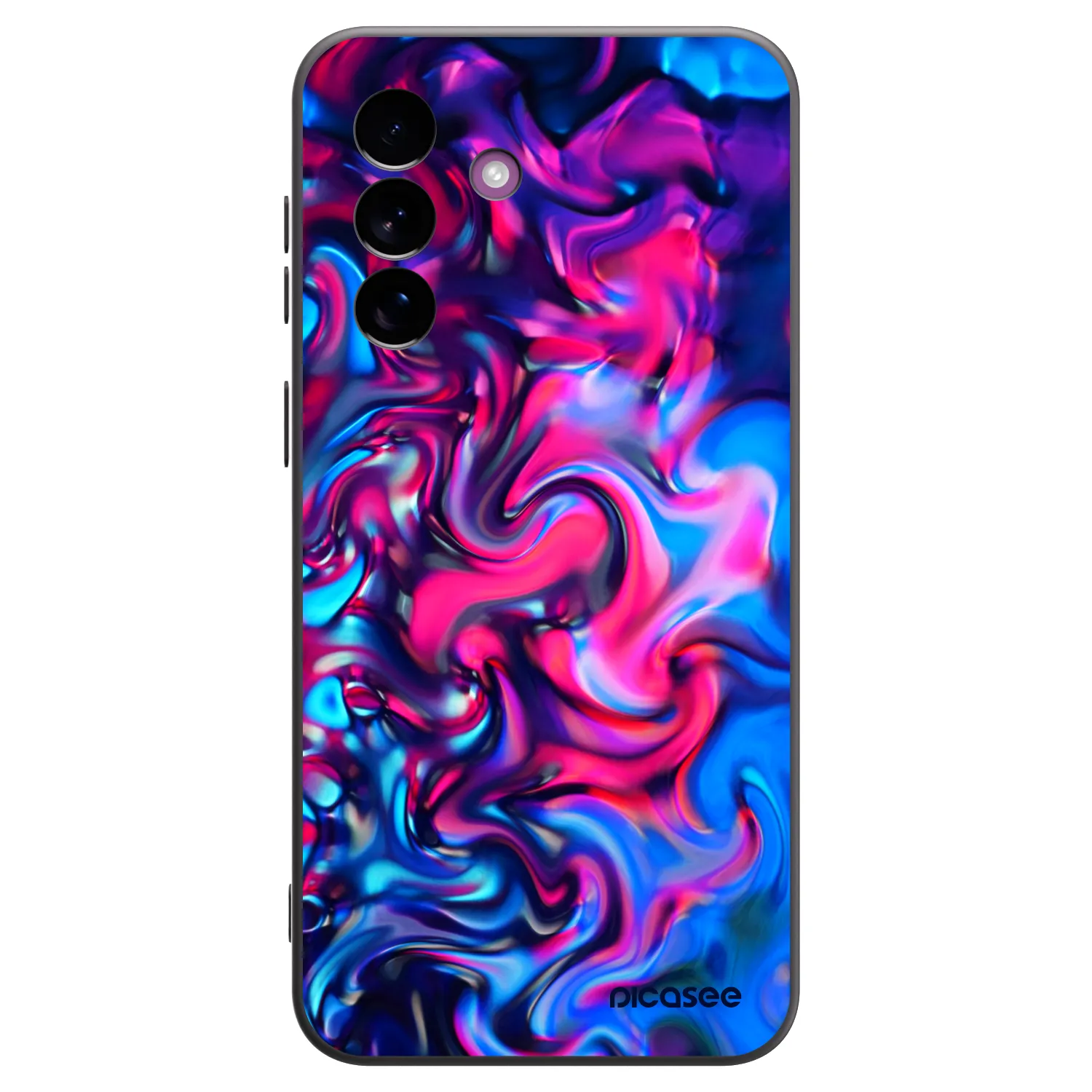 Picasee crna silikonska maskica za Samsung Galaxy A37 - Redlight