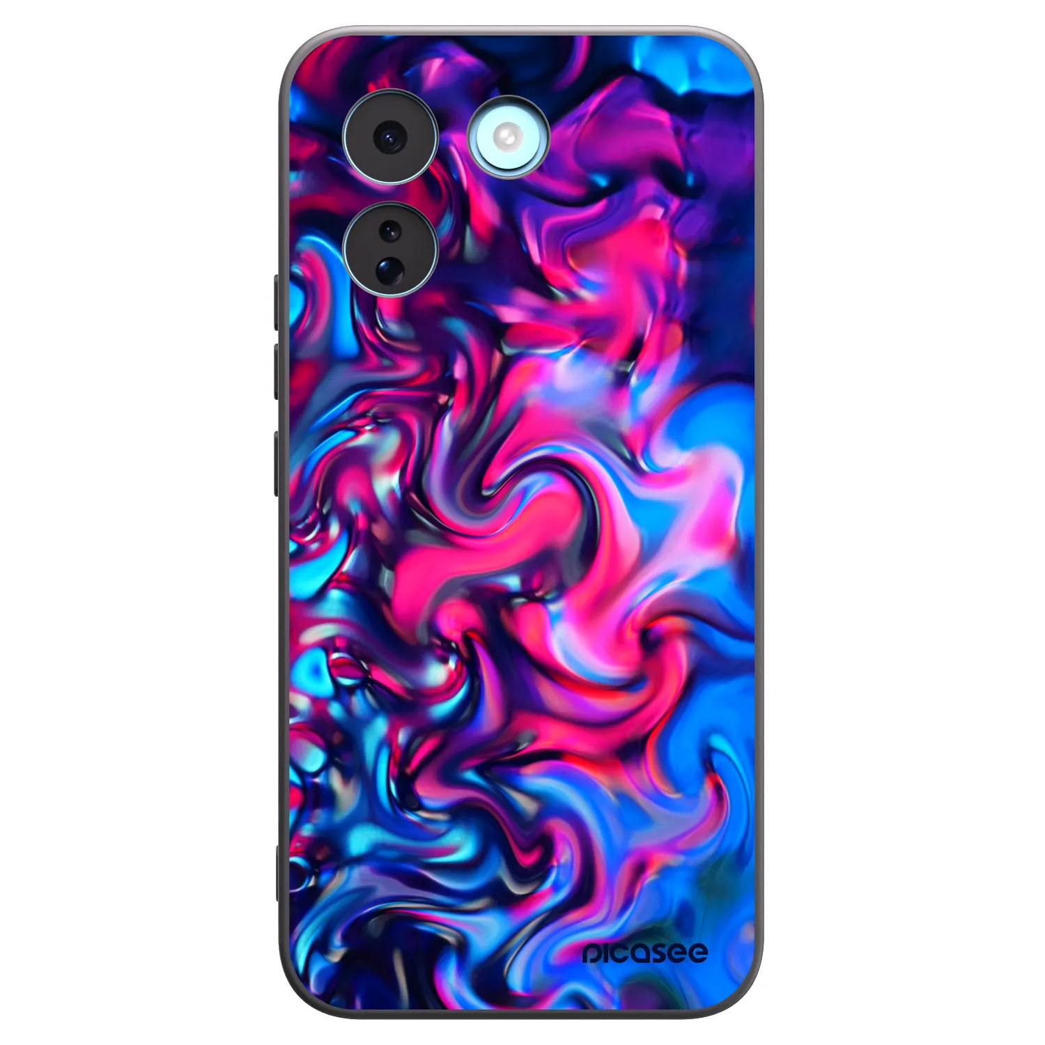 Picasee crna silikonska maskica za Xiaomi Redmi Note 17 Pro MAX 5G - Redlight
