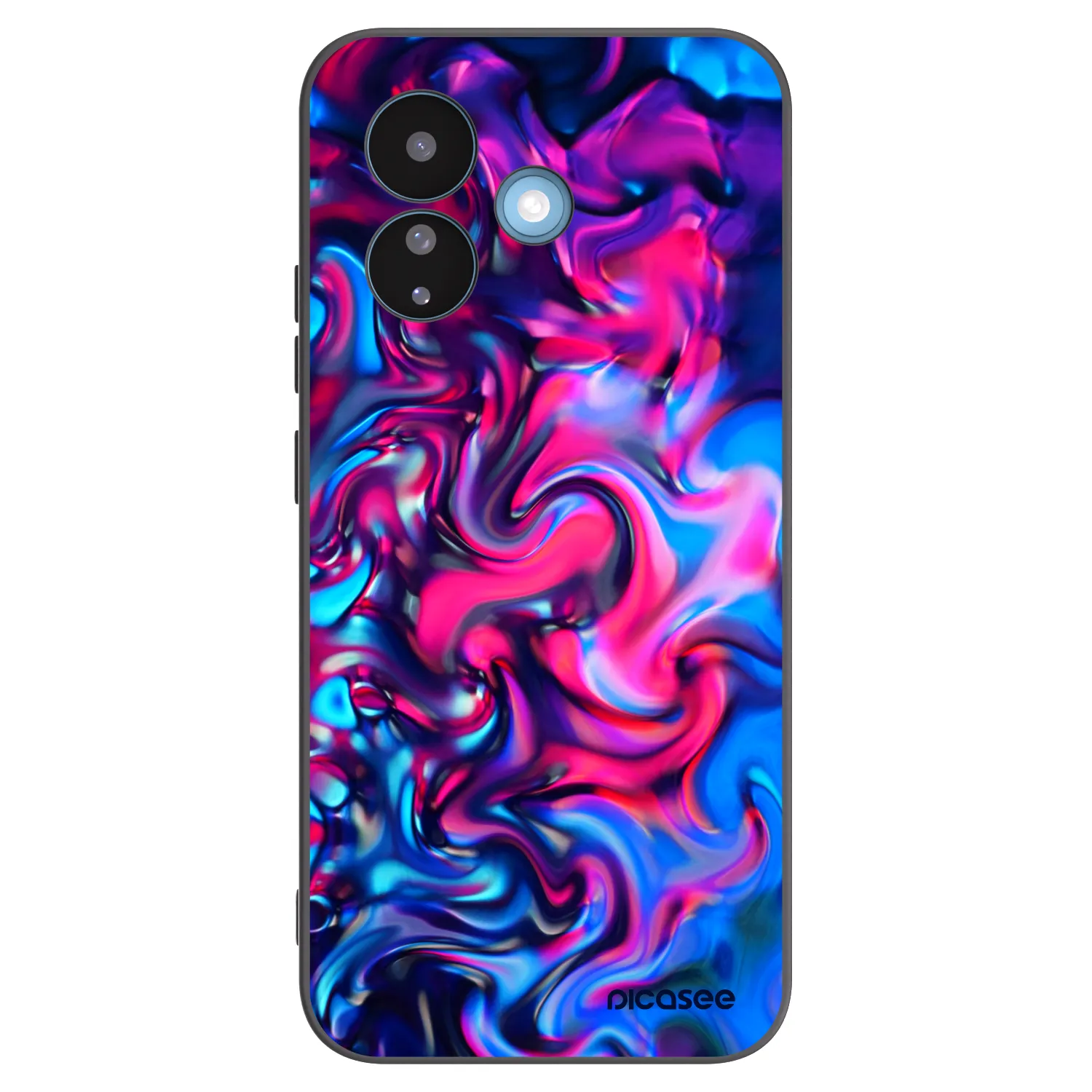 Picasee crna silikonska maskica za Xiaomi Redmi Note 17 Pro 5G - Redlight