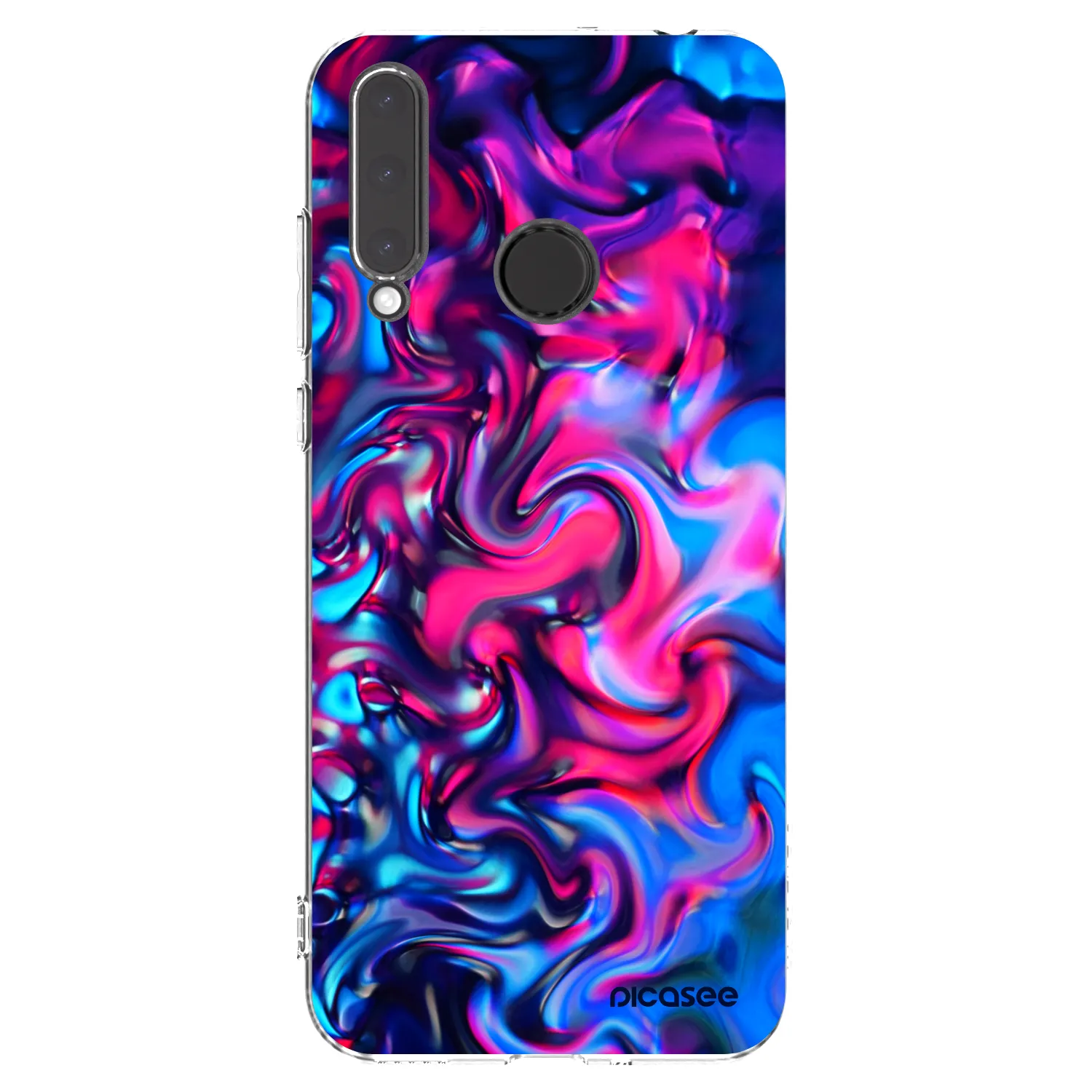 Picasee silikonska prozirna maskica za Honor 20 Lite - Redlight