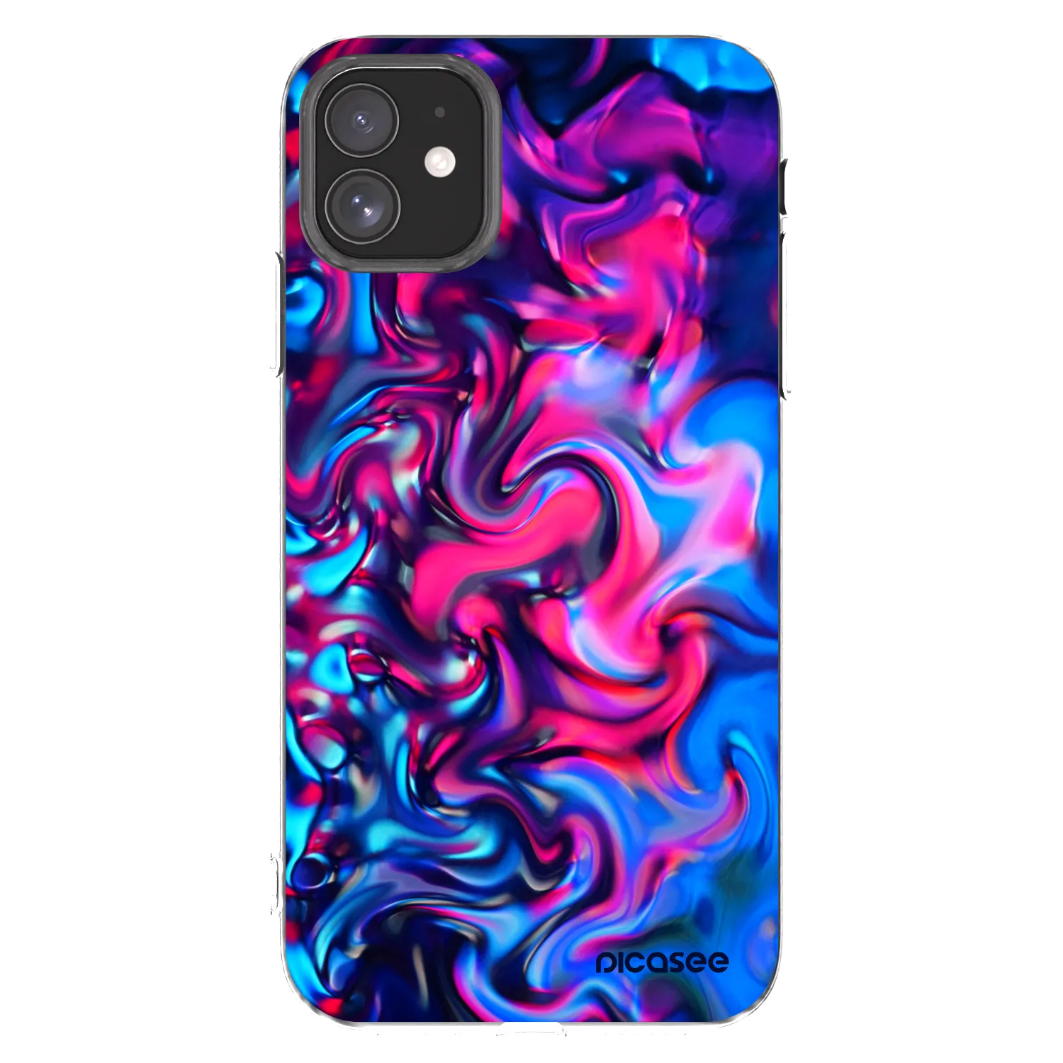 Picasee silikonska prozirna maskica za Apple iPhone 11 - Redlight