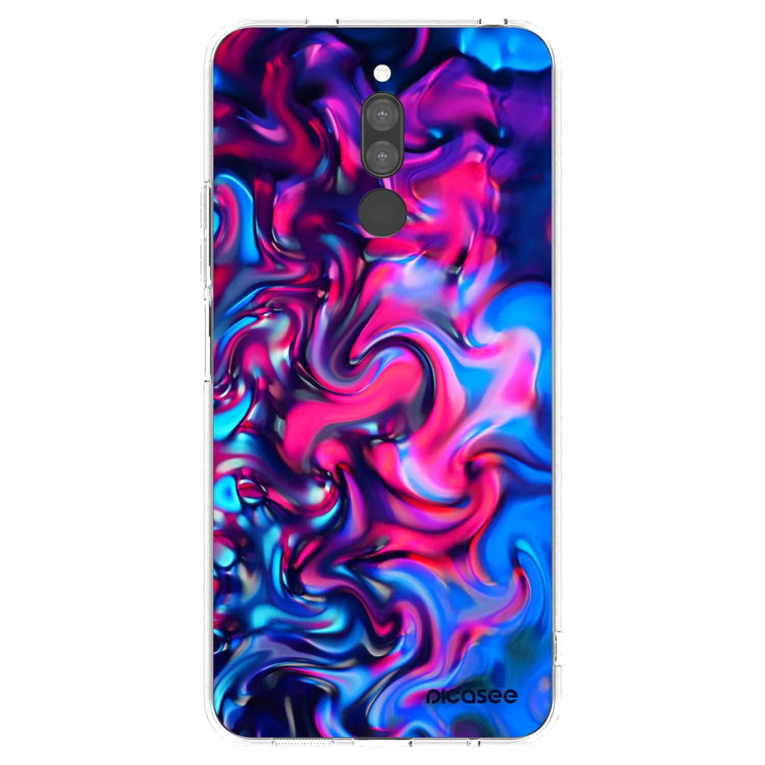 Picasee silikonska prozirna maskica za Xiaomi Redmi 8 - Redlight