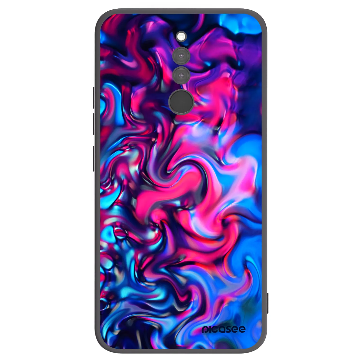 Picasee crna silikonska maskica za Xiaomi Redmi 8 - Redlight