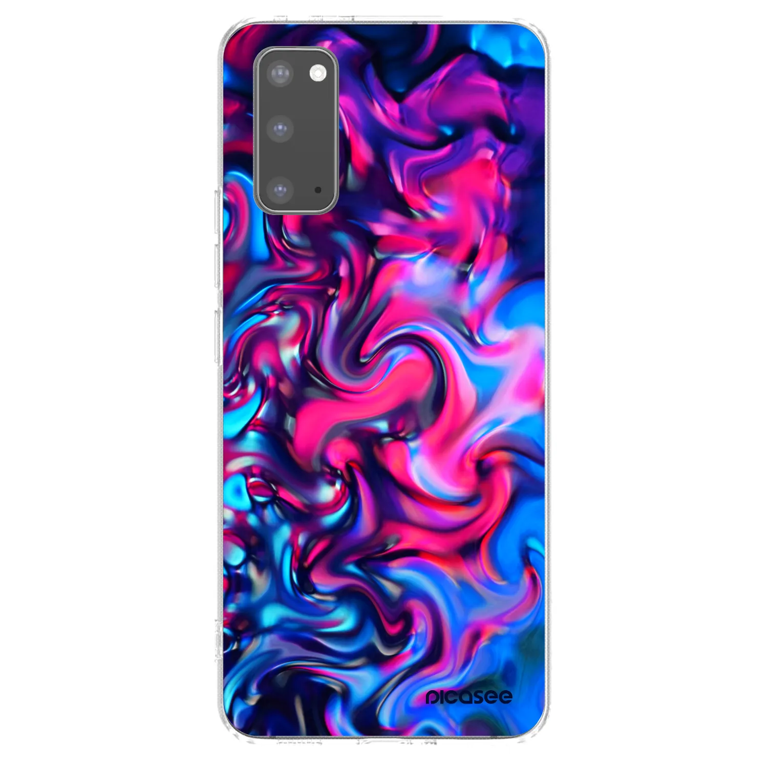 Picasee silikonska prozirna maskica za Samsung Galaxy S20 G980F - Redlight