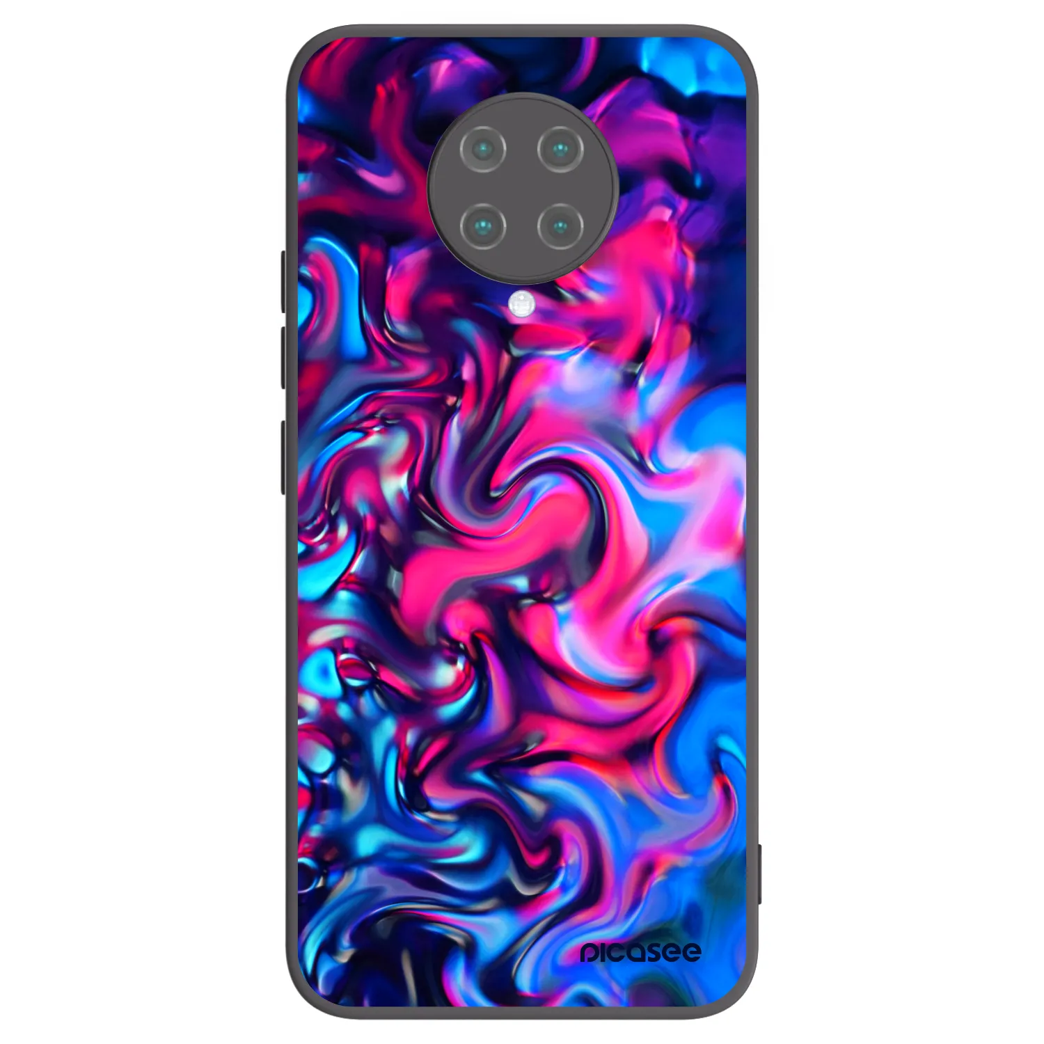 Picasee crna silikonska maskica za Xiaomi Poco F2 Pro - Redlight