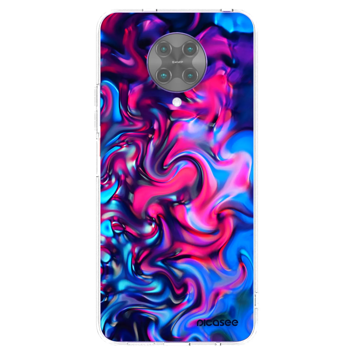 Picasee silikonska prozirna maskica za Xiaomi Poco F2 Pro - Redlight