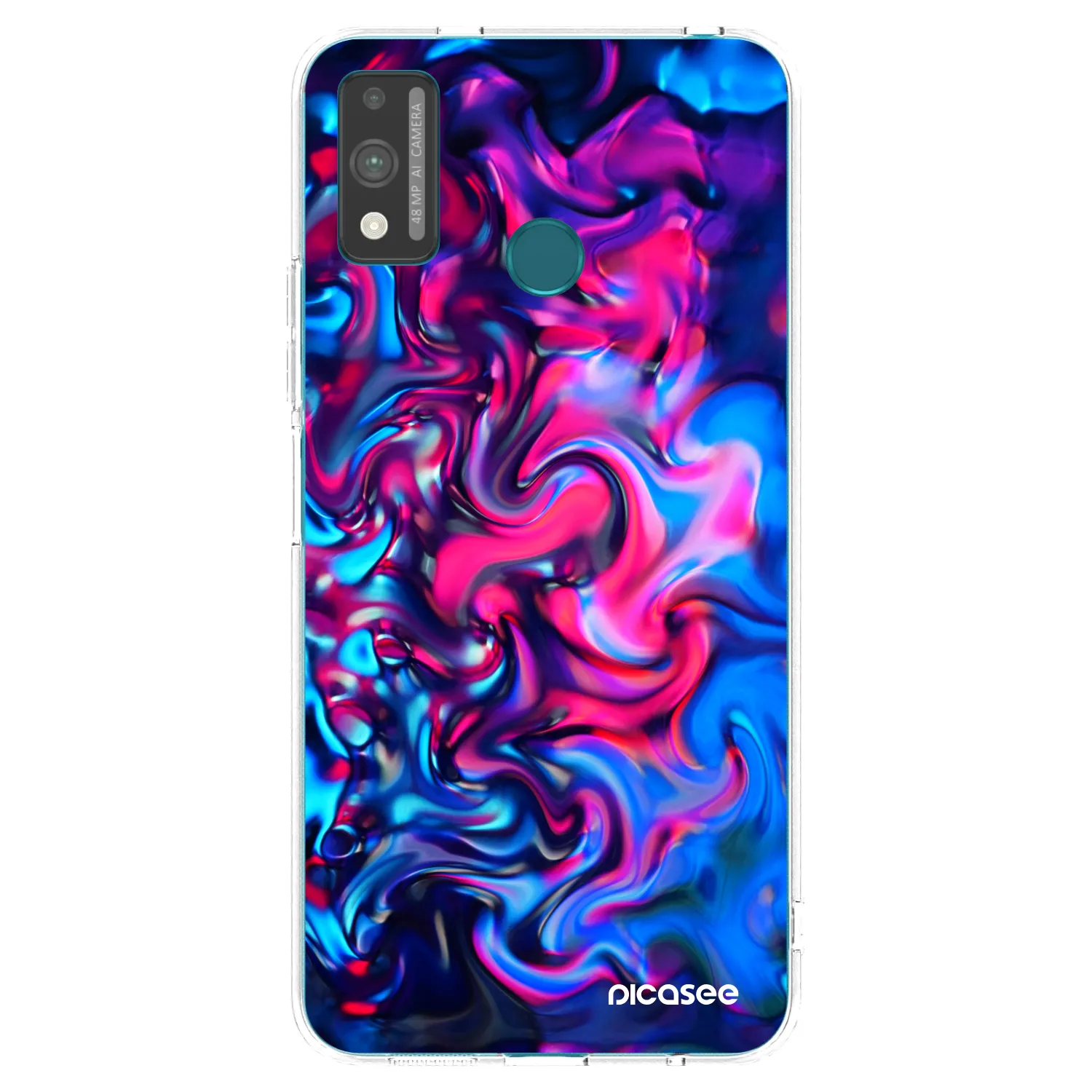Picasee silikonska prozirna maskica za Honor 9X Lite - Redlight