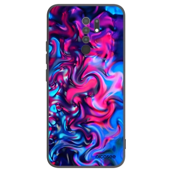 Picasee crna silikonska maskica za Xiaomi Redmi 9 - Redlight
