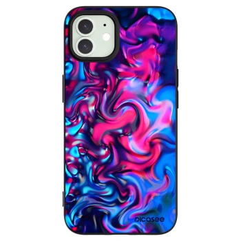 Picasee crna silikonska maskica za Apple iPhone 12 Pro - Redlight