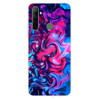 Picasee silikonska prozirna maskica za Realme 6i - Redlight
