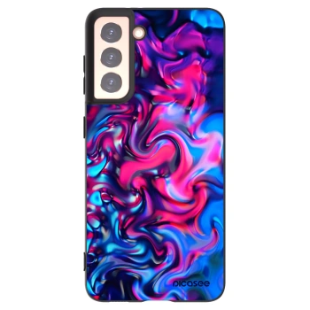 Picasee crna silikonska maskica za Samsung Galaxy S21 5G G991B - Redlight