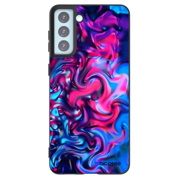 Picasee crna silikonska maskica za Samsung Galaxy S21+ 5G G996F - Redlight