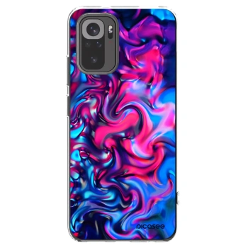 Picasee silikonska prozirna maskica za Xiaomi Redmi Note 10 - Redlight