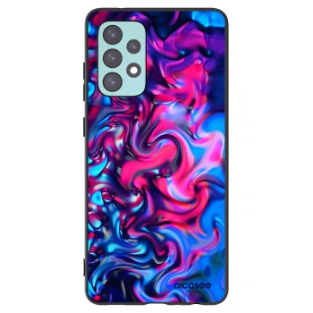 Picasee crna silikonska maskica za Samsung Galaxy A72 A725F - Redlight