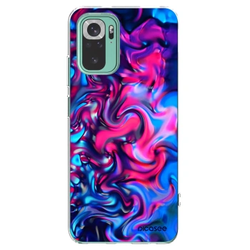 Picasee silikonska prozirna maskica za Xiaomi Redmi Note 10 Pro - Redlight