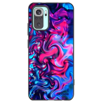 Picasee crna silikonska maskica za Xiaomi Redmi Note 10 Pro - Redlight