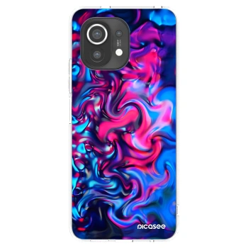 Picasee silikonska prozirna maskica za Xiaomi Mi 11 - Redlight