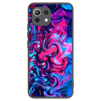 Picasee crna silikonska maskica za Xiaomi Mi 11 Lite - Redlight