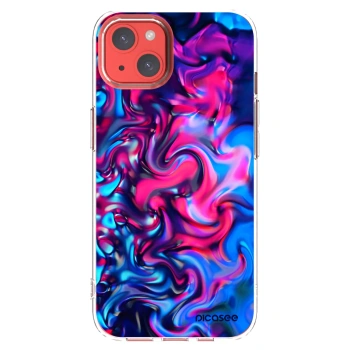 Picasee silikonska prozirna maskica za Apple iPhone 13 - Redlight