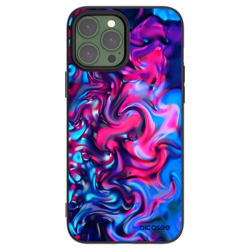 Picasee crna silikonska maskica za Apple iPhone 13 Pro Max - Redlight