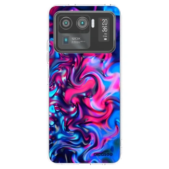 Picasee silikonska prozirna maskica za Xiaomi Mi 11 Ultra - Redlight