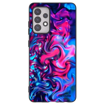 Picasee crna silikonska maskica za Samsung Galaxy A52s 5G A528B - Redlight