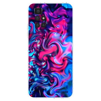 Picasee silikonska prozirna maskica za Xiaomi Redmi 10 - Redlight