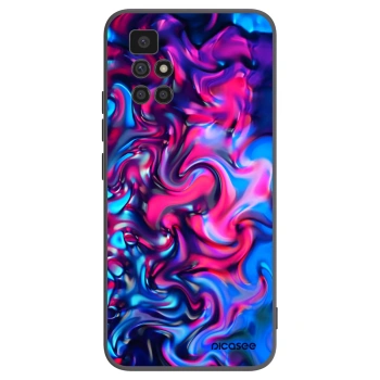 Picasee crna silikonska maskica za Xiaomi Redmi 10 - Redlight