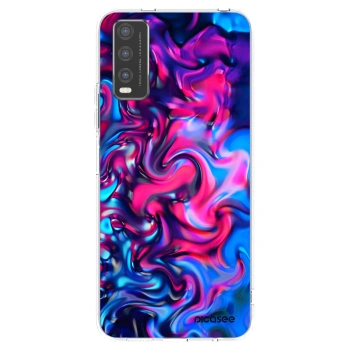 Picasee silikonska prozirna maskica za Vivo Y20s - Redlight